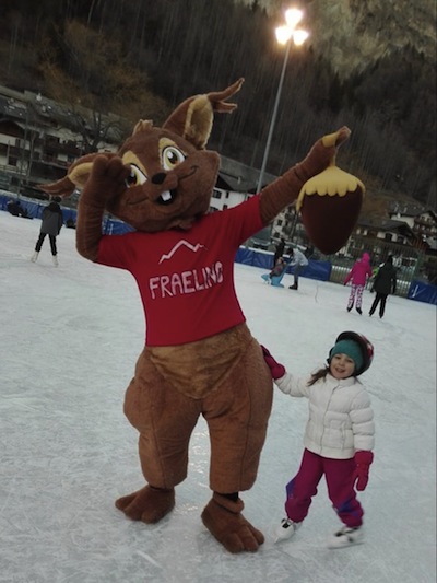 Fraelino mascotte ufficiale della VALDIDENTRO